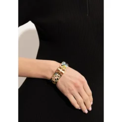 Brass Bracelet with Logo
