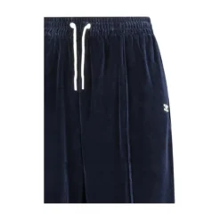 Brede Tracksuit Bukser i Velvet Jersey