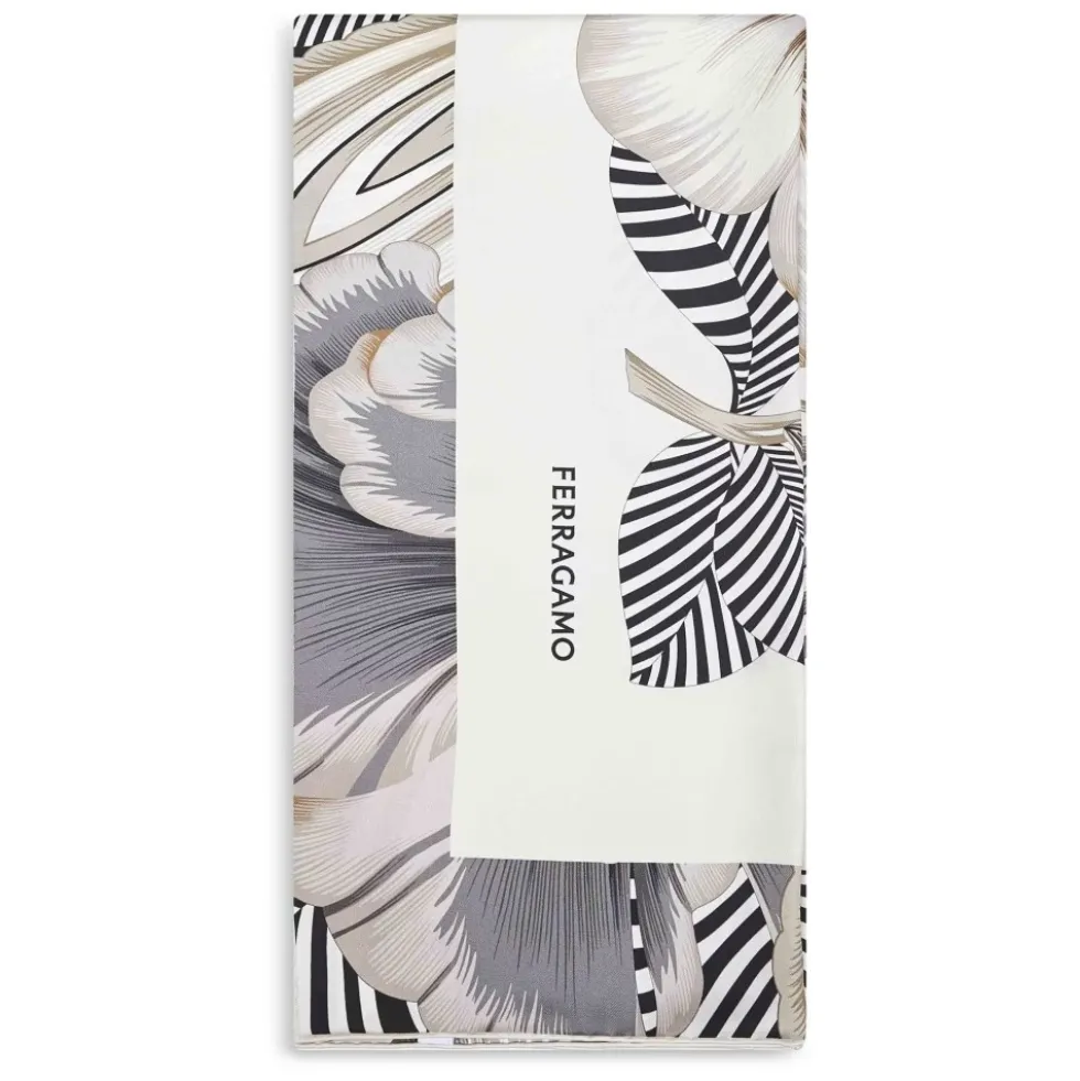 Brezza Print Silk Scarf
