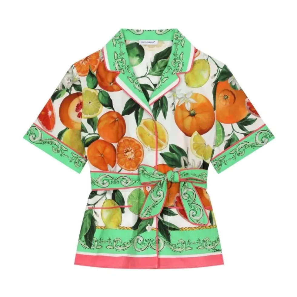 Børn MultiFarvet Skjorter Orange Citron