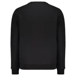 Broderet bomuldssweatshirt med ribkanter