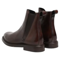 Brun Chelsea Læder Mid Calf Støvler