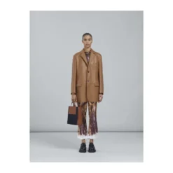 Brun-Denim Skuldertaske