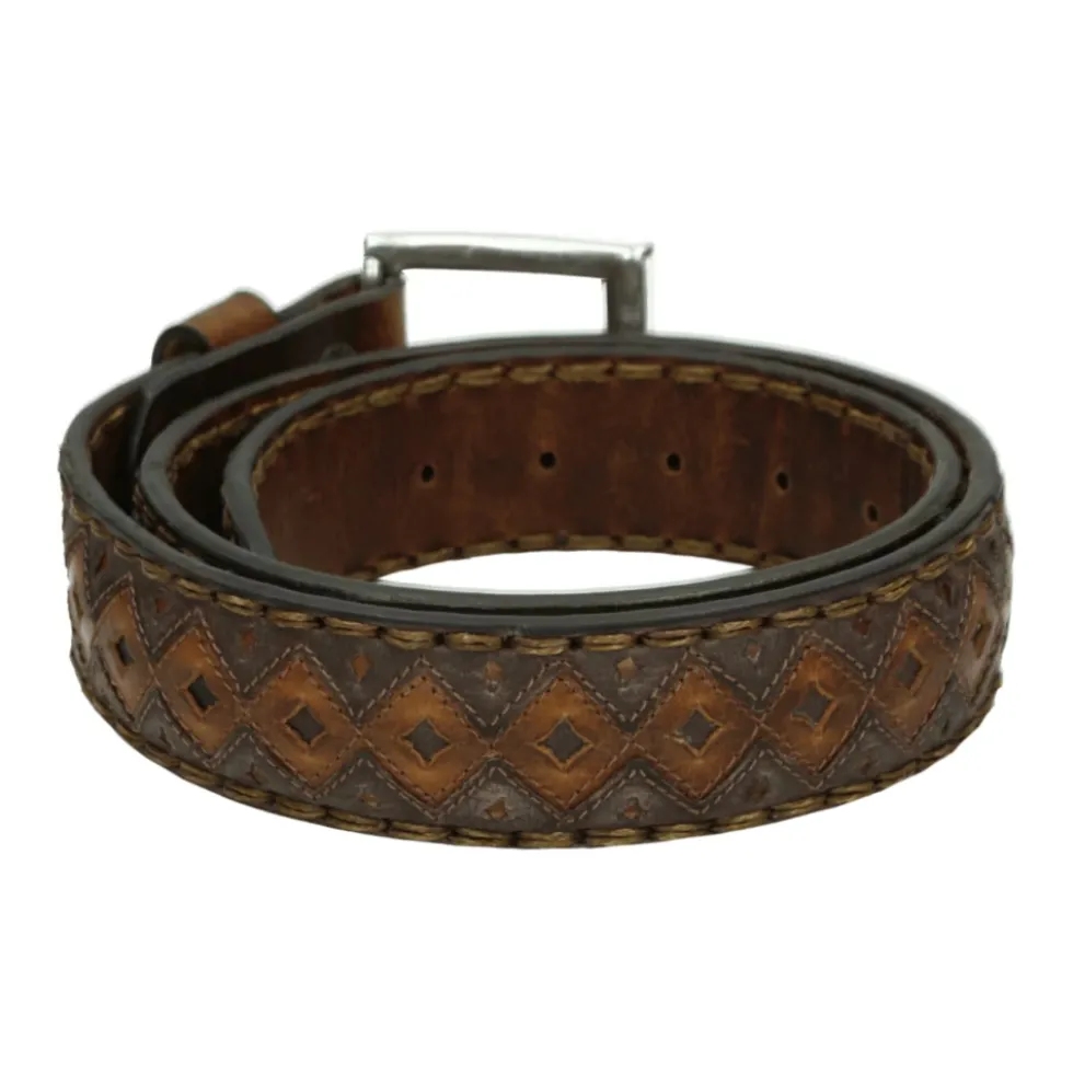 Brun Læderbælte 8269 Model