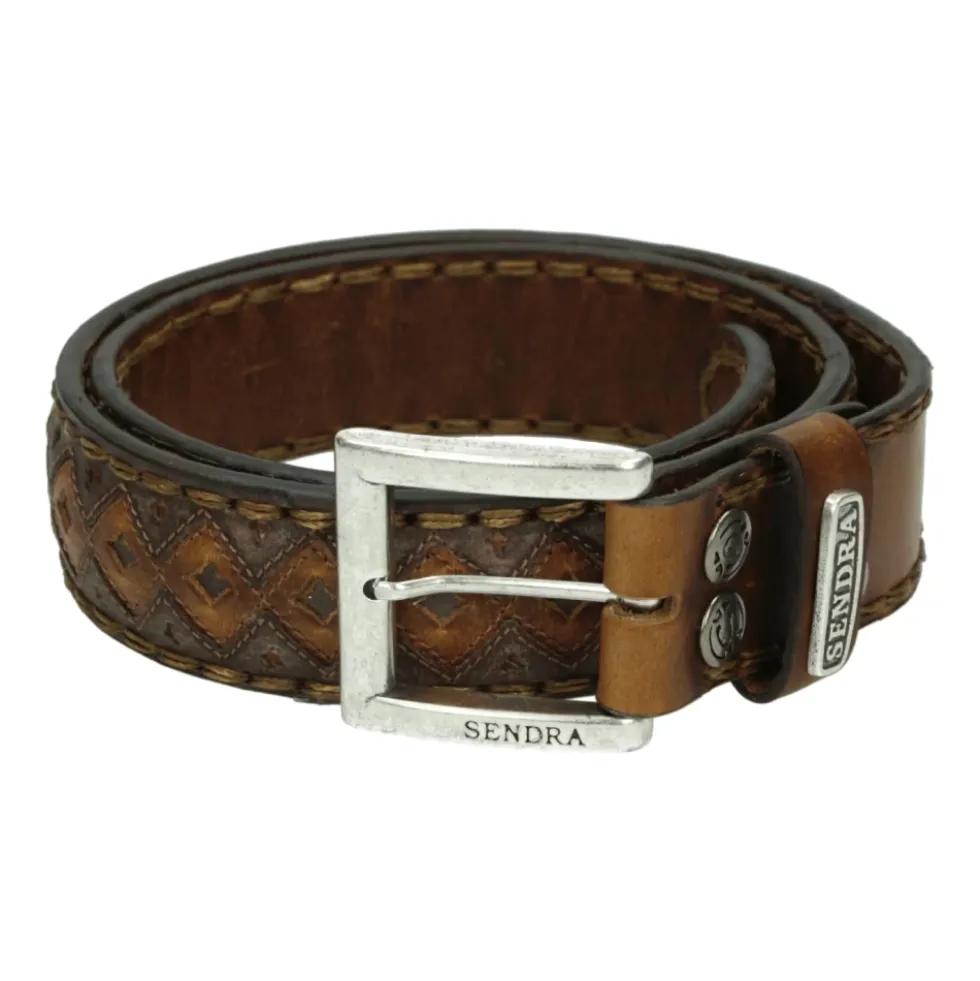 Brun Læderbælte 8269 Model