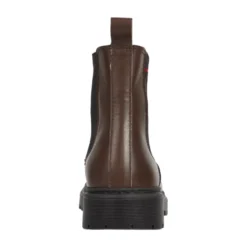 Brun Læder Chelsea Booties