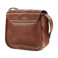 Brun læder crossbody taske