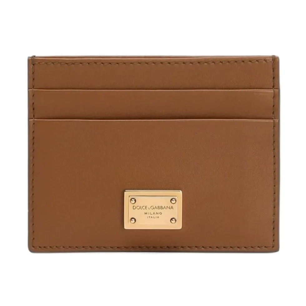 Brun Læder Pung Dame Accessories