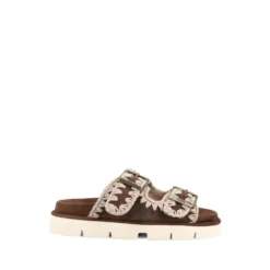 Buckle Crocheted Sandaler