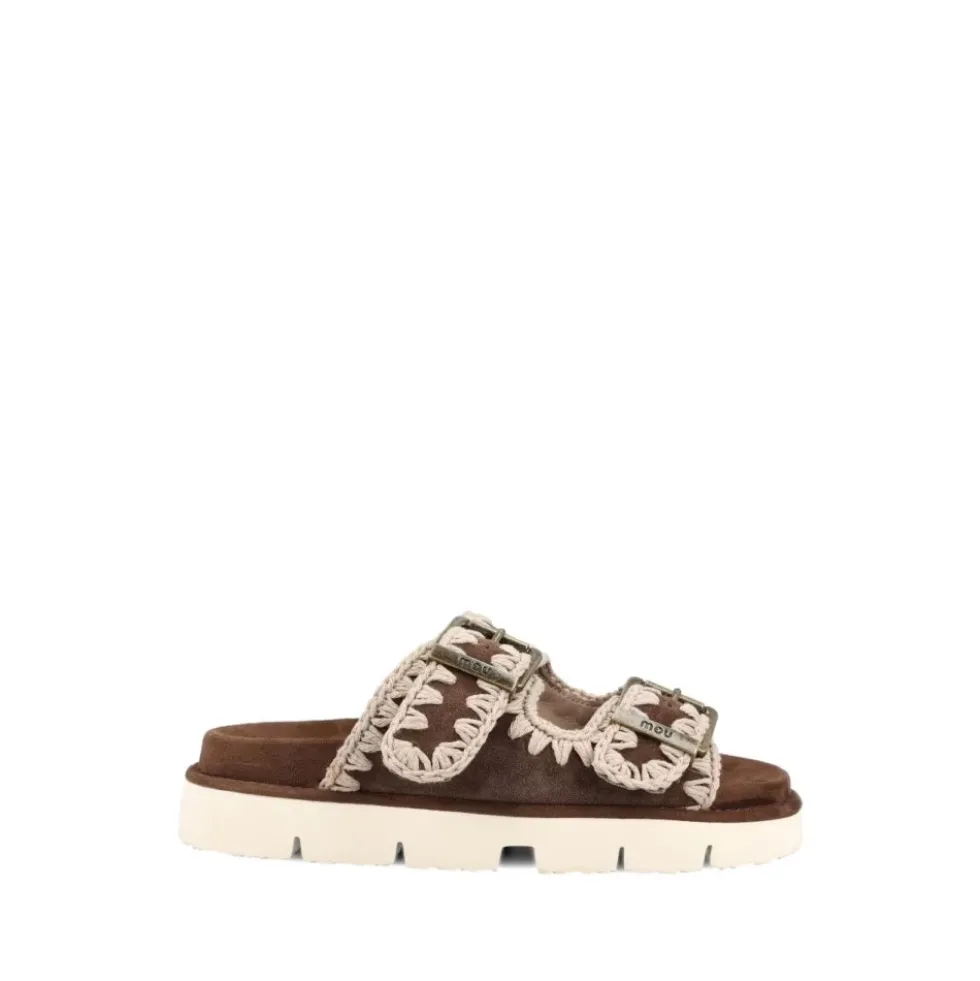 Buckle Crocheted Sandaler