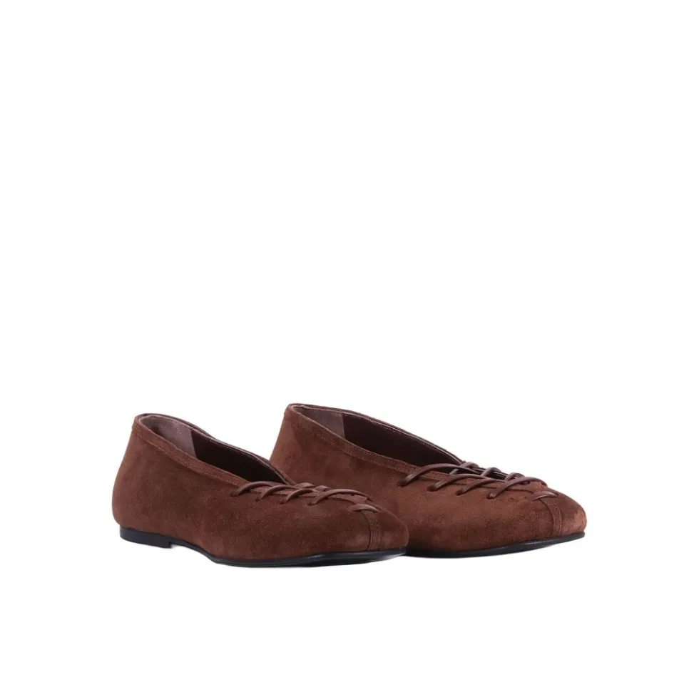 Bumi Ballet Flats i ruskind