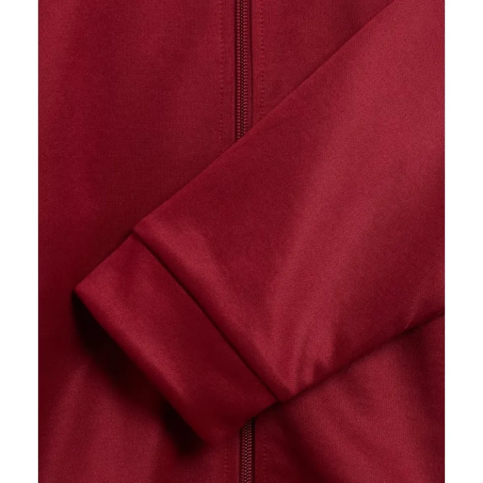 Burgundy Track Jacket med Sideprint