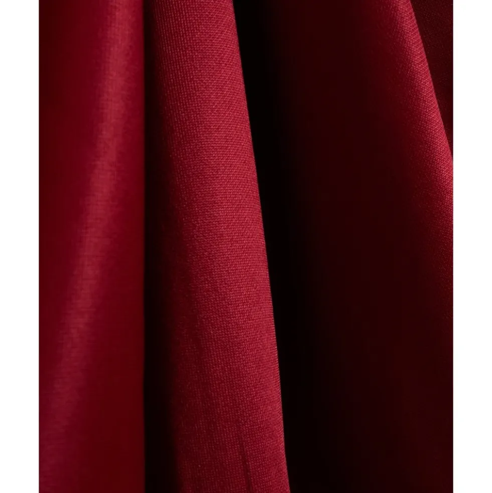 Burgundy Track Jacket med Sideprint
