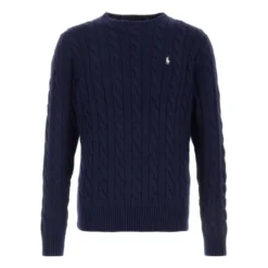 Cable Knit Crewneck Sweater