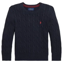 Cable Knit Crew Sweater