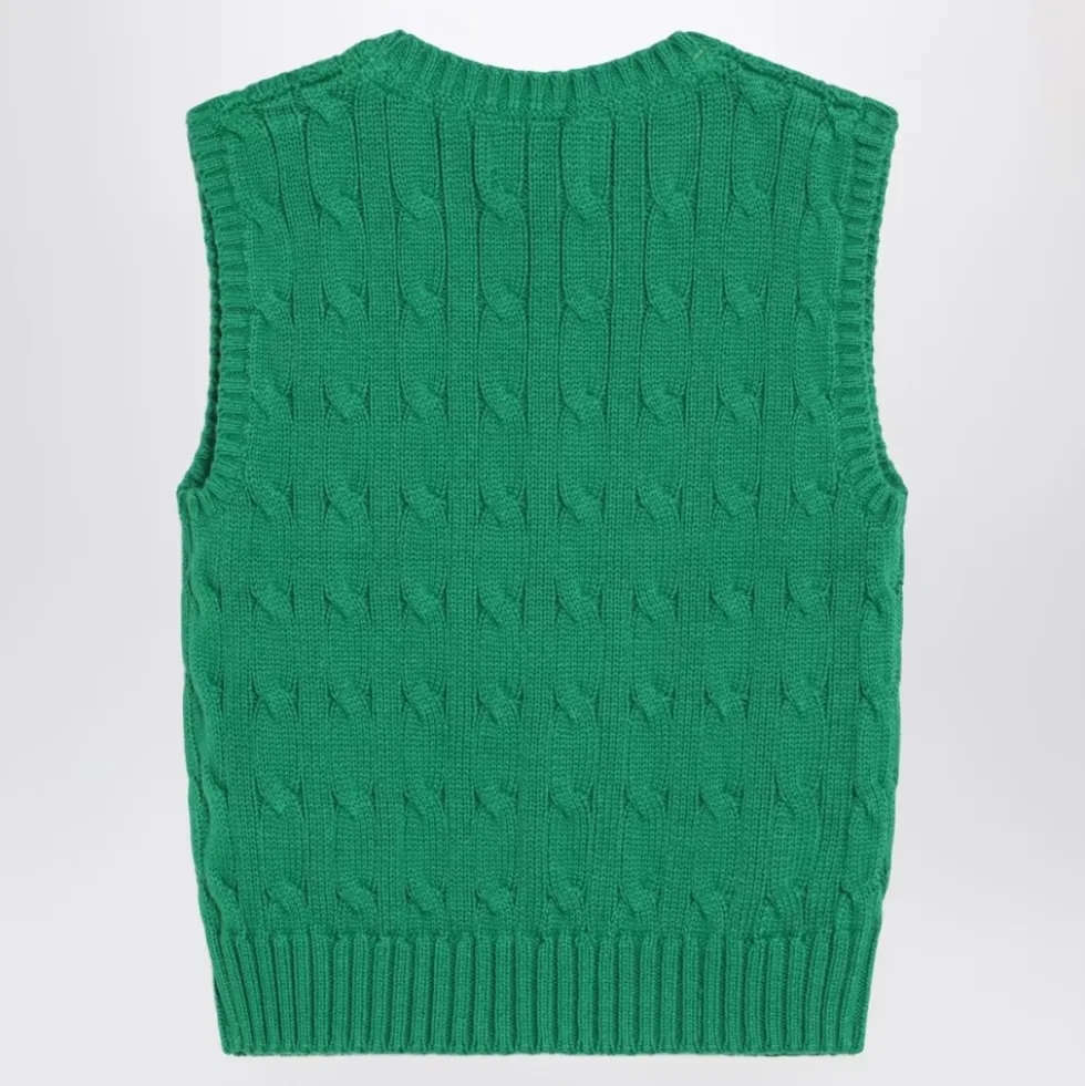 Cable-Knit Sweater Vest