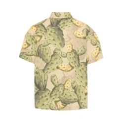 Cactus-print Poplin Skjorte