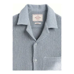Camicia Agora tramata collo bowling