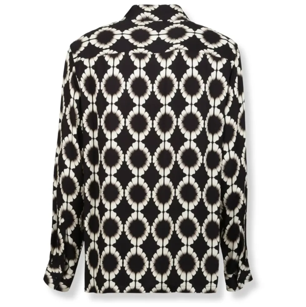 Camicia Boxy Aop
