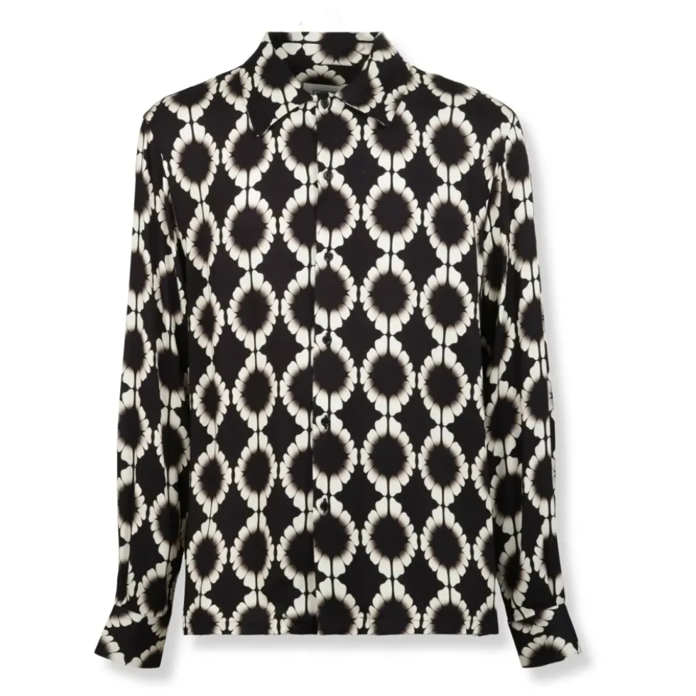 Camicia Boxy Aop