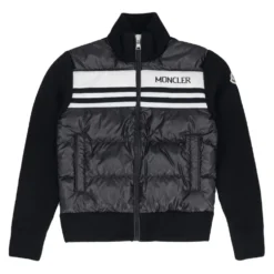 Cardigan med vatteret frontpanel