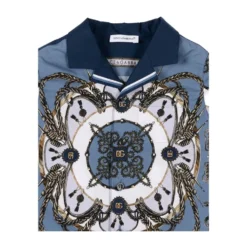 Cargo-print Poplin Skjorte