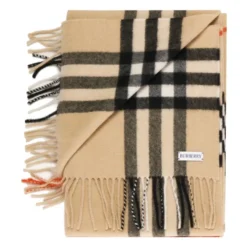 Cashmere Check Scarf