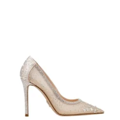 Champagne Pointed Stiletto Flade Sko