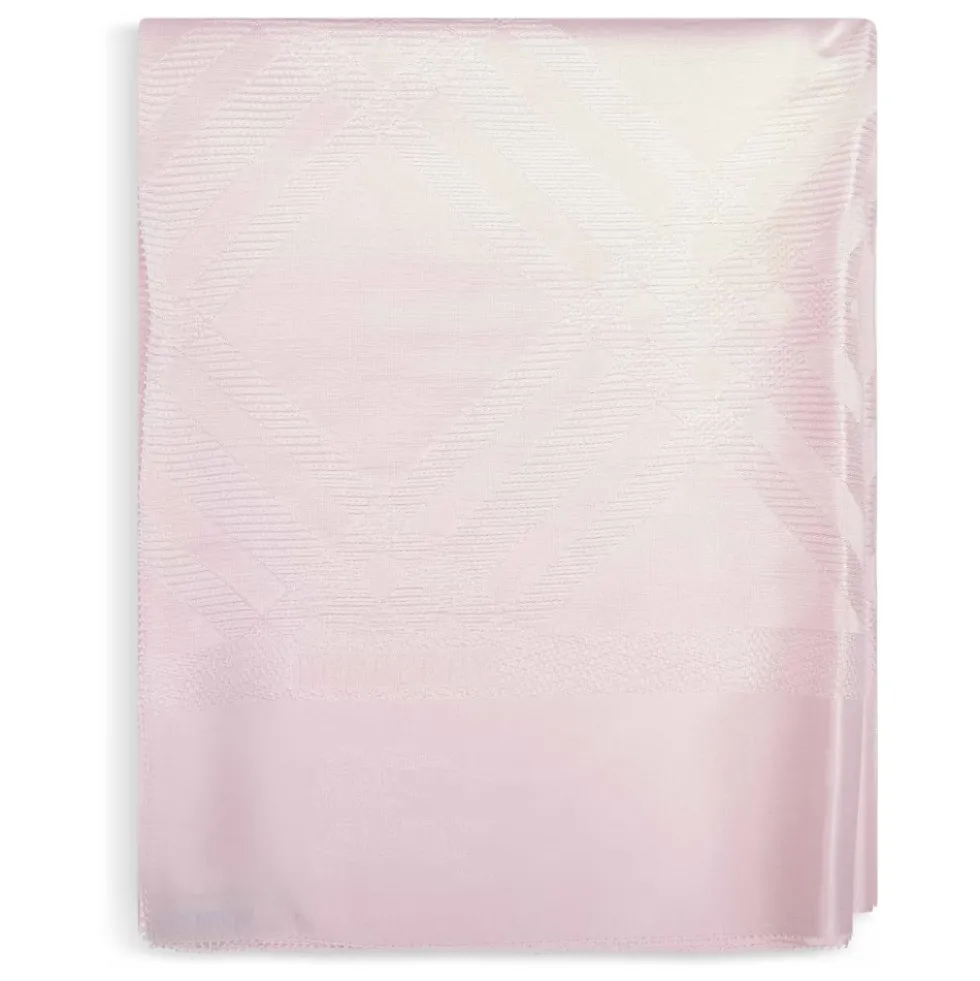 Check Jacquard Silketørklæde