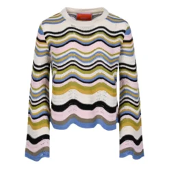 Chevron Crop Sweater