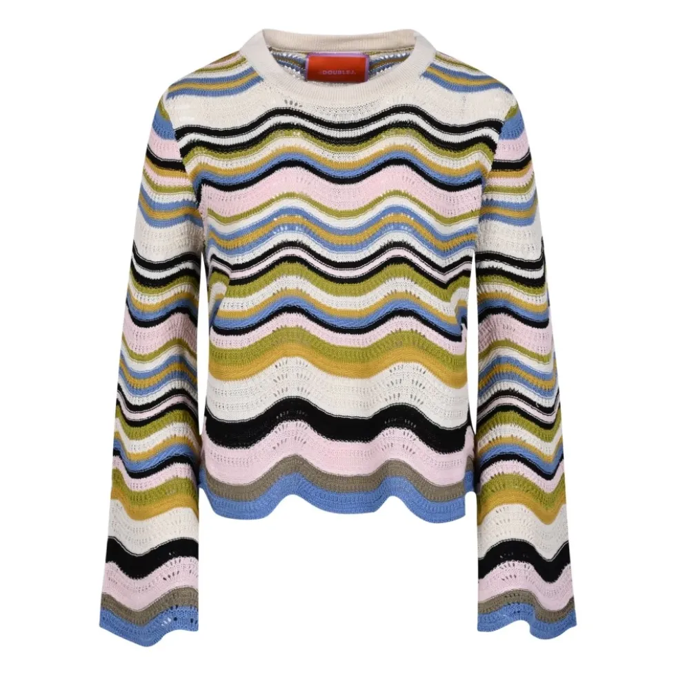 Chevron Crop Sweater