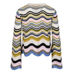 Chevron Crop Sweater