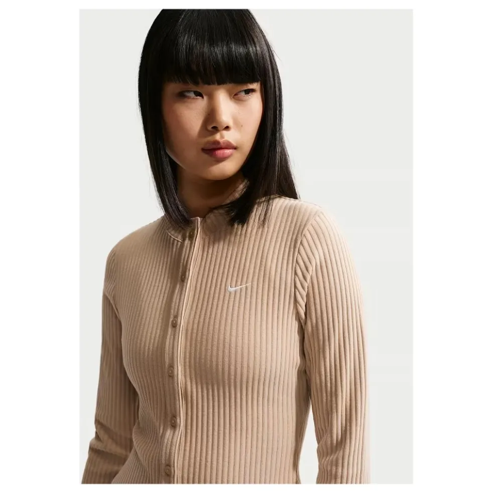Chill Knit Slim Wide-Ribbed Cardigan