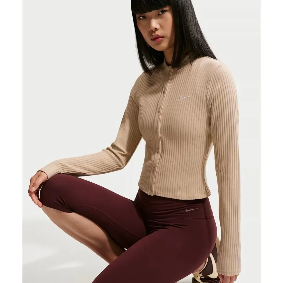 Chill Knit Slim Wide-Ribbed Cardigan