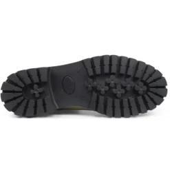 Chunky Chelsea Boot i Sort Læder