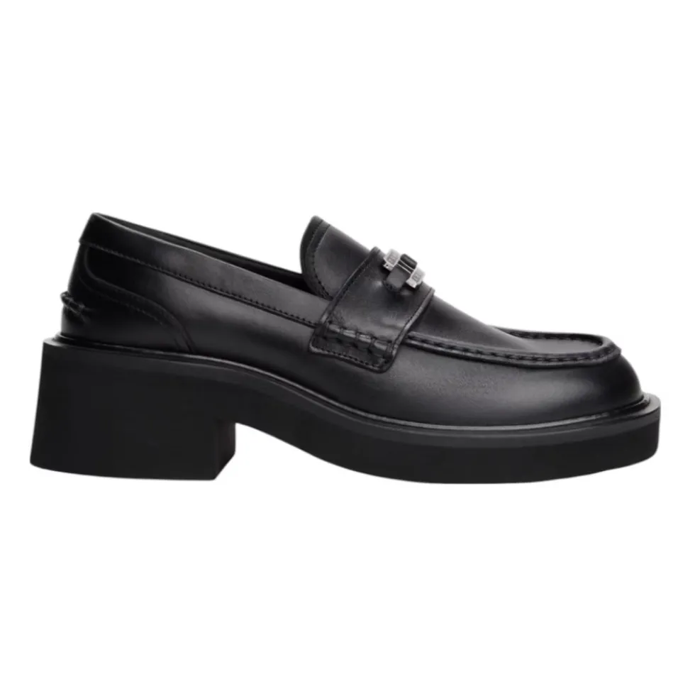 Chunky Heel Loafers
