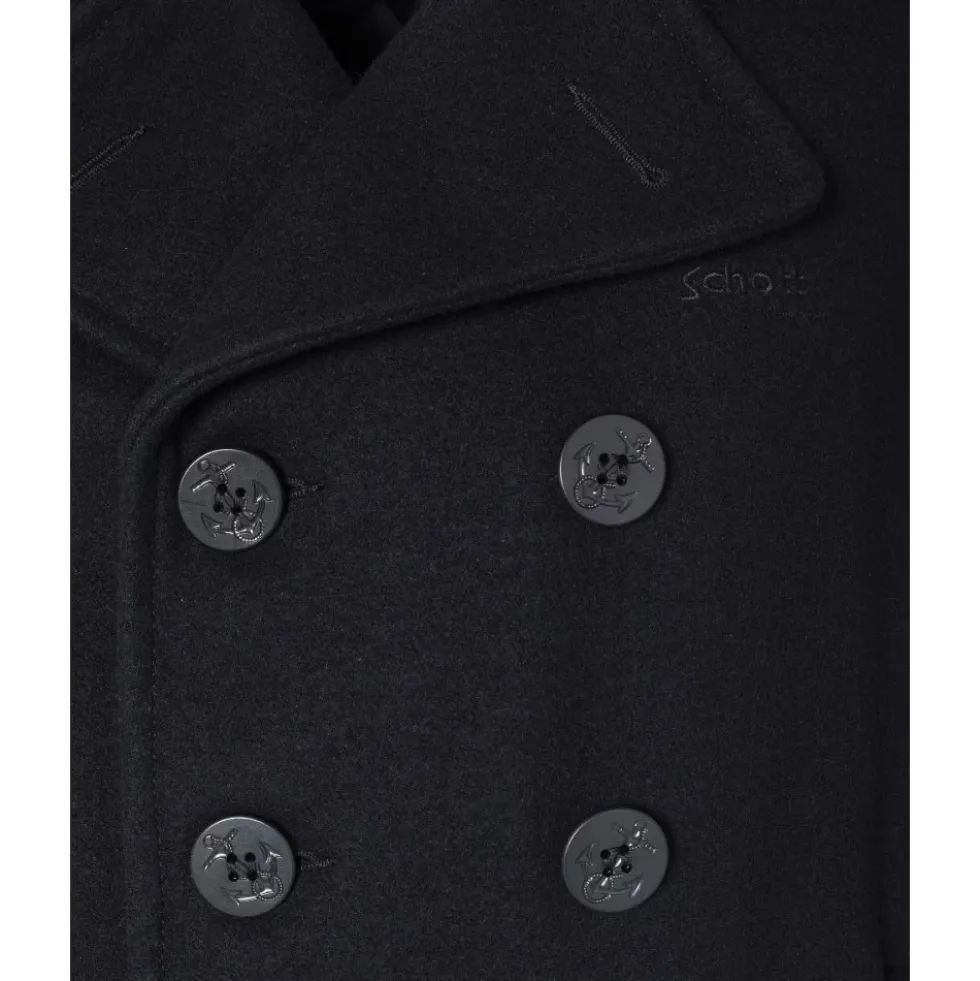 Classic Melton Wool Pea Coat