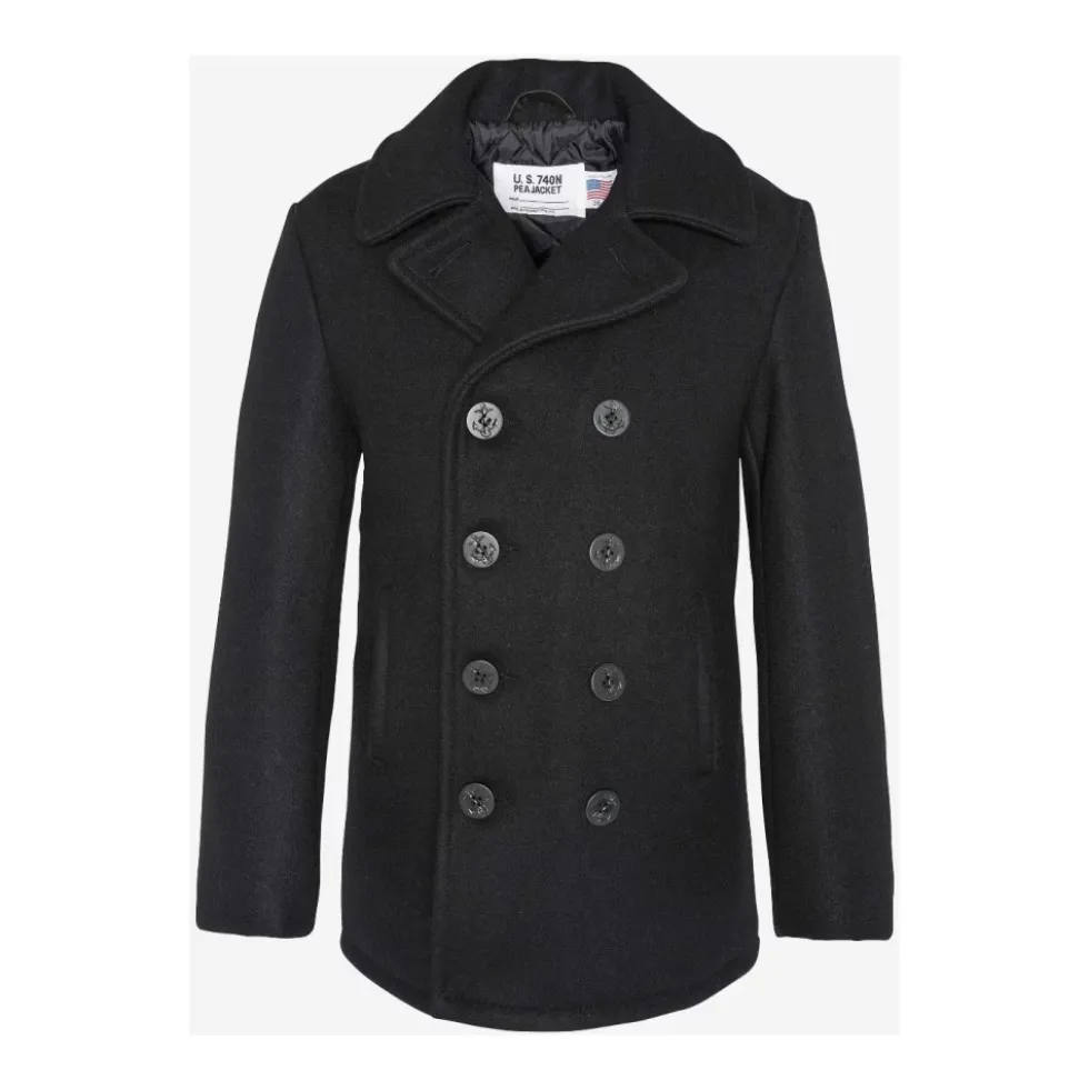 Classic Melton Wool Pea Coat