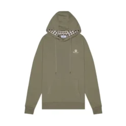 Club Check Lined Pullover Hoodie