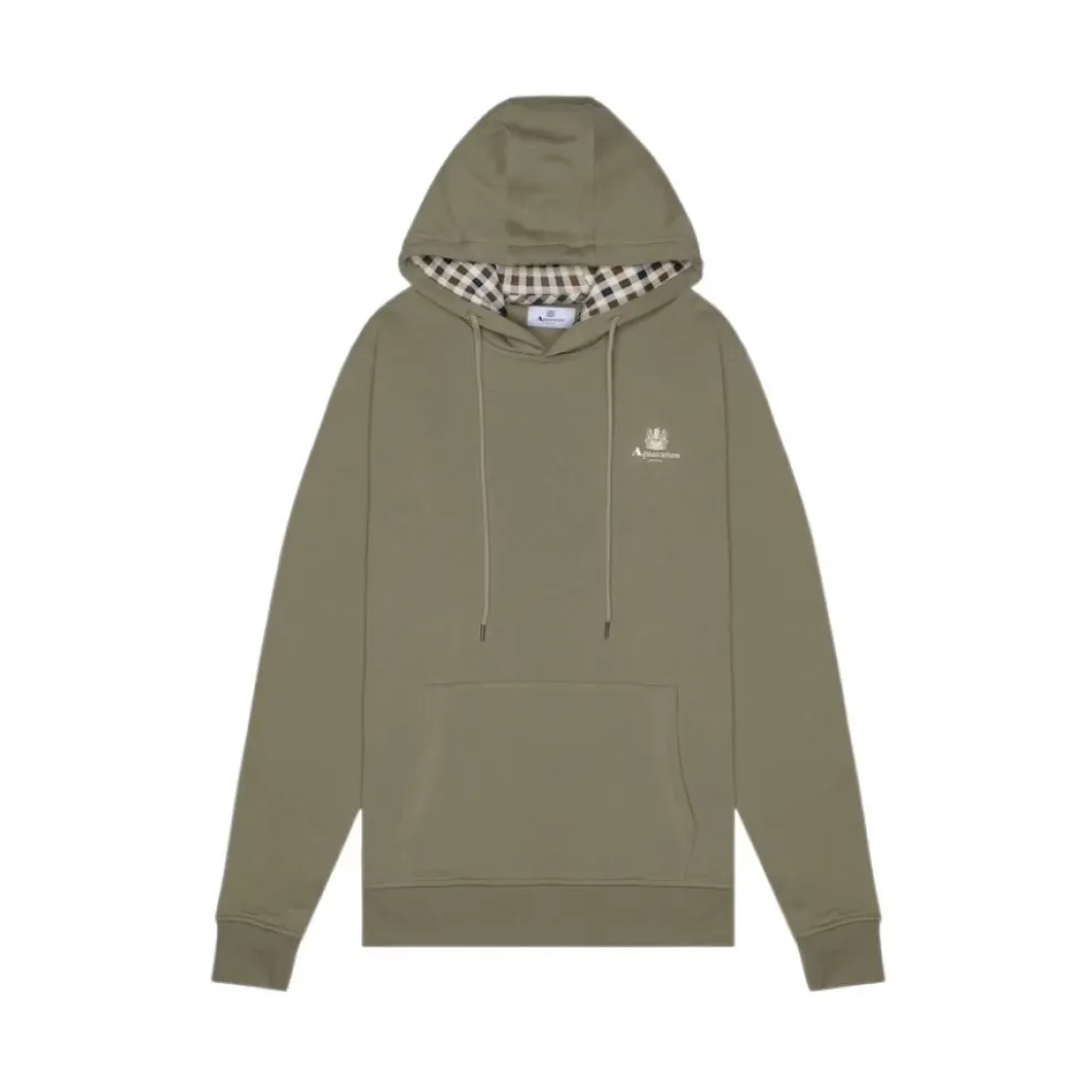 Club Check Lined Pullover Hoodie