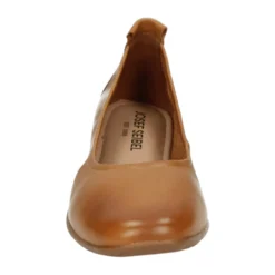 Cognac Læder Ballerina Flats