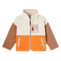 Color-block Fleece Jakke