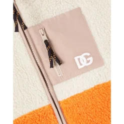 Color-block Fleece Jakke