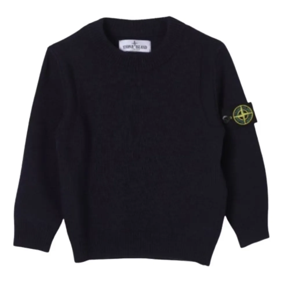 Compass Badge Crew Neck Sweater