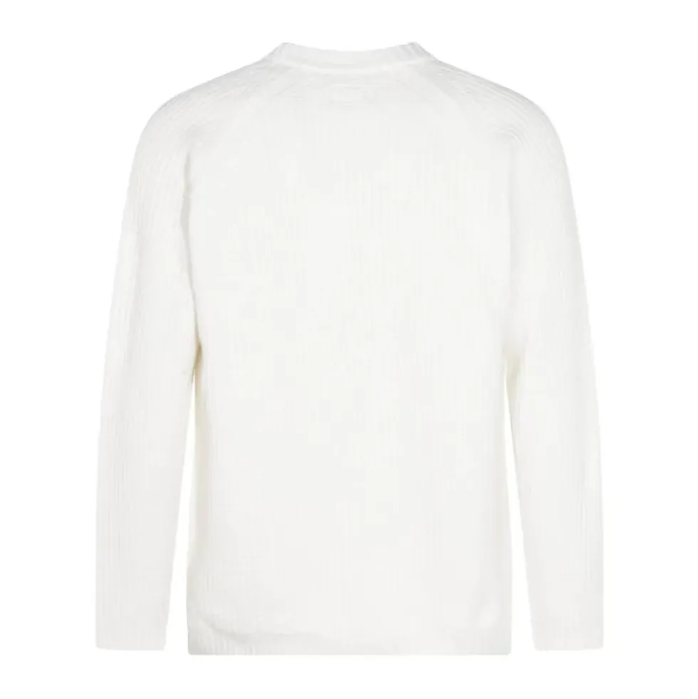 Cotton Chenille Crewneck Sweater