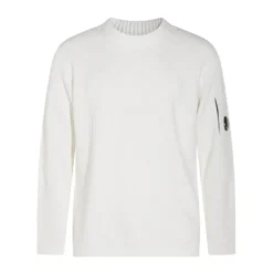 Cotton Chenille Crewneck Sweater