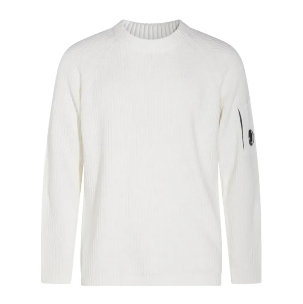 Cotton Chenille Crewneck Sweater