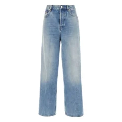 Cotton Denim Pants