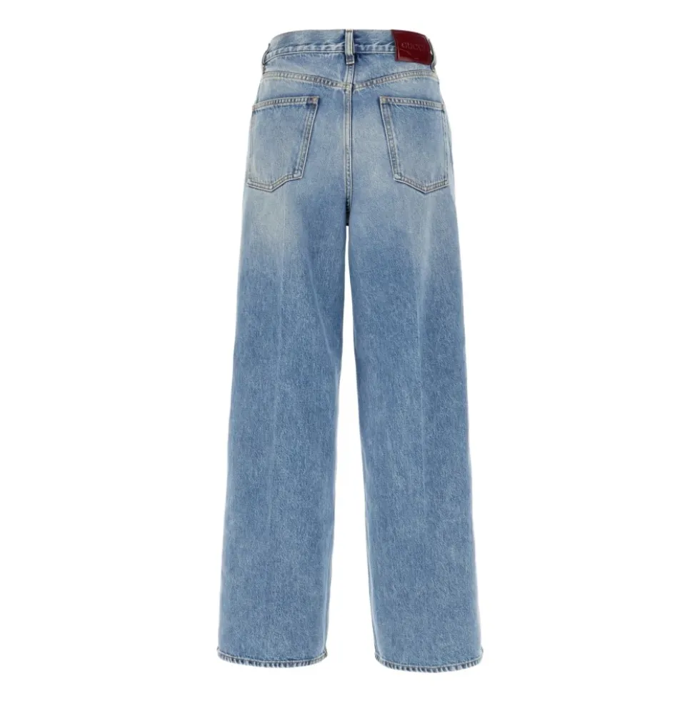 Cotton Denim Pants