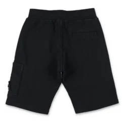 Cotton Fleece Cargo Bermuda Shorts